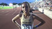 Colorado freshman Madison Boreman says her coach advised her to become a steepler