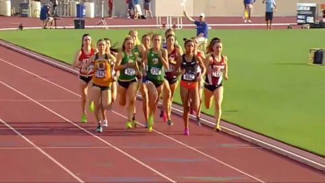 Women's 1500m, Heat 1 - Final Lap - Edwards over Rainsberger