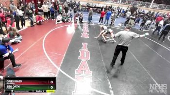 138 lbs Champ. Round 1 - Ben Orth, Lakeside vs Orien Bass, Hanford