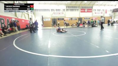 170 lbs Cons. Semi - Cecilia Chatman, Pittsburg Senior vs Krystal Ocken, Middletown