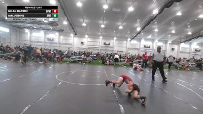 64 lbs Round 4 (8 Team) - Milan Bassiri, Capital City WC vs Ian Jardine, 84 Athletes