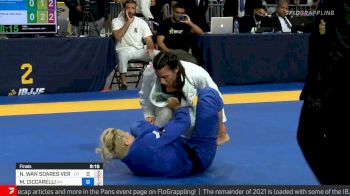 Nathalie Ribeiro vs Margot Ciccarelli , Lightweight Final, 2021 IBJJF Pan Championship