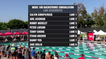 Speedo Grand Challenge Boy's 100 Backstroke B-Final