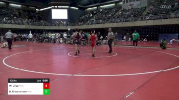 105 lbs Semifinal - William Cruz, Paulsboro vs Quin Greenstreet, Pasadena