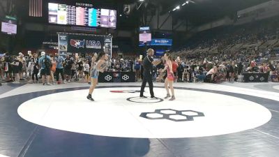95 lbs Champ. Rd Of 32 - Josephine Reeves, Florida vs Caroline Pastrana, Utah