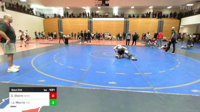 144 lbs Quarterfinal - Dalton Storm, Georgia vs John Morris, The Storm Wrestling Center