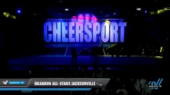 Brandon All-Stars Jacksonville - Storm [2021 L5 Senior Coed - Medium Day 1] 2021 CHEERSPORT National Cheerleading Championship