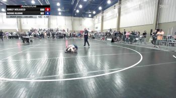 105 lbs Semifinal - Emily Nolasco, Conch Republic Wrestling Club vs Rosie Kleine, M80 Wrestling Club