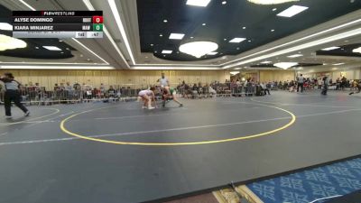 109 lbs Consi Of 8 #1 - Alyse Domingo, Roots vs Kiara Minjarez, MAW Wrestling Academy
