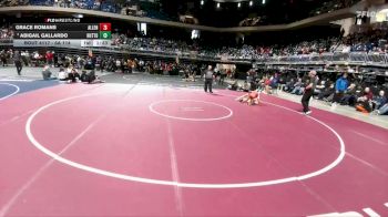 6A 114 lbs Quarterfinal - Abigail Gallardo, Hutto vs Grace Romans, Allen