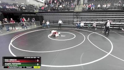 141 lbs Cons. Round 7 - Kaden Maynard, Layton High School vs Dax Hirschi, Hurricane High School