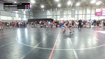 U20 Women - 53 lbs Cons. Round 1 - Alana Thompson, CA vs Senna Grassman, TN