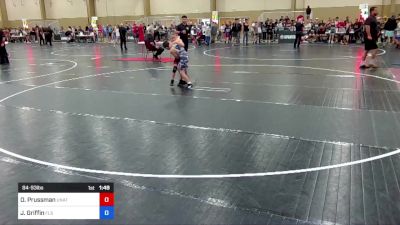 84-93 lbs Rr Rnd 2 - Oliver Prussman, Unattached vs Jackson Griffin, Florida Scorpions