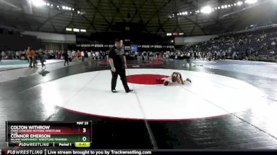 100 lbs 5th Place Match - Colton Withrow, CNWC Concede Nothing Wrestling Club vs Connor Emerson, Inland Northwest Wrestling Training Center