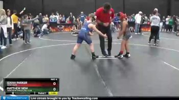 92 lbs Round 3 - Izaiah Parker, Team Tiger vs Matthew New, Team Bear Wrestling Club