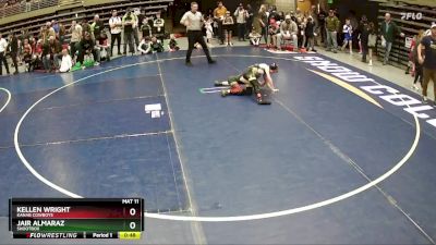 64 lbs Quarterfinal - Jair Almaraz, Shootbox vs Kellen Wright, Kanab Cowboys