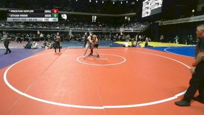 5A 175 lbs Cons. Round 3 - Ethan Webb, Amarillo vs Preston Kepler, Comal Smithson Valley