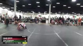 98 lbs Round 7 (8 Team) - Caleb Gibson, Noke RTC vs Izaya Schickley, PA Alliance Blue