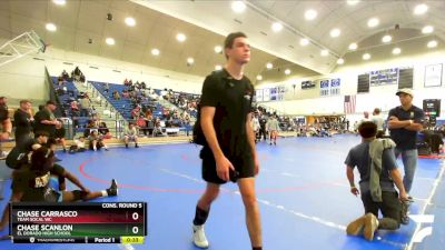 138 lbs Cons. Round 5 - Chase Scanlon, El Dorado High School vs Chase Carrasco, Team SoCal WC