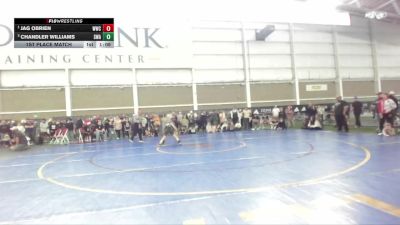 63 lbs 1st Place Match - Jag OBrien, Wasatch Wrestling Club vs Chandler Williams, Sanderson Wrestling Academy