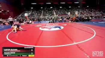 2A-190 lbs Quarterfinal - Mason Reese, Thermopolis vs Carter Blevins, Lingle-Ft. Laramie/Southeast