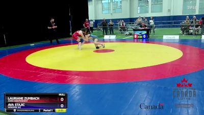 57kg Cons. Round 2 - Lauriane Zumbach, AAWA Independent vs Ava Stajic, Windsor WC