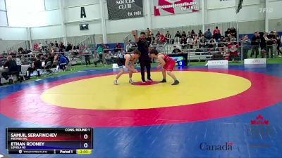 71kg Cons. Round 1 - Samuil Serafinchev, Matmen WC vs Ethan Rooney, Loyola HS