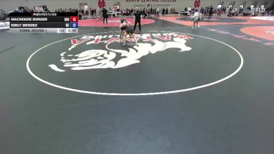 110 A Cons. Round 1 - Mackenzie Burger, Southern Oregon University vs Emily Mendez, William Jewell College