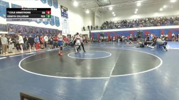 126 lbs Champ. Round 2 - Cole Armstrong, Coeur D Alene vs Osmyn Colleran, Pocatello