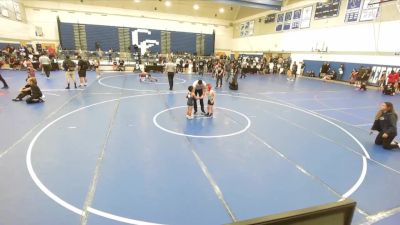 49 lbs Quarterfinal - Isaac Gonzalez, Santa Ana Wrestling Club vs Carson Dickinson, Swarm Wrestling Club