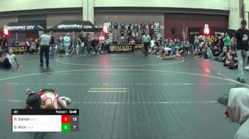 65 lbs Semis (4 Team) - Hayes Daniel, Backyard Brawlers vs Dean Rice, Panhandle All-Stars