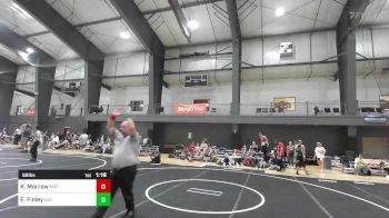 88 lbs Quarterfinal - Khloe Morrow, Mat Demon WC vs Elsa Finley, Big Cat Wrestling