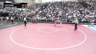 6A 115 lbs Semifinal - Faith Bowen, Mountain Ridge vs Kennedy Jeppson, Westlake