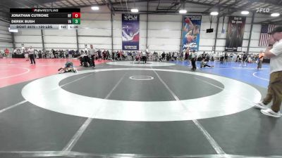 120 lbs Round Of 128 - Jonathan Cutrone, NY vs Derek Bush, VA