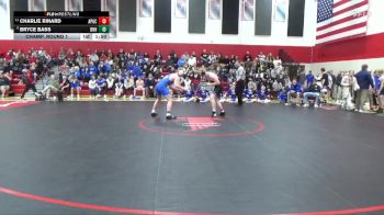 175 lbs Champ. Round 1 - Charlie Rinard, AP-GC vs Bryce Bass, Dike-New Hartford