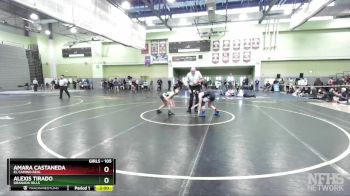 105 lbs Quarterfinal - Amara Castaneda, El Camino Real vs Alexis Tirado, GRANADA HILLS