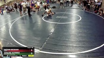 63 lbs Quarterfinal - Ezequiel Gutierez, Red Wave Wrestling vs Nathan Beckham, OCRTC