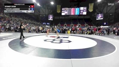 110 lbs Cons. Sub-rd Of 32 - Sydney Stieb, IL vs Jaylyn Lazzerini, OK
