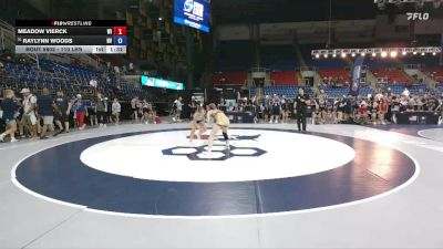 110 lbs Cons. Sub-rd Of 32 - Meadow Vierck, WI vs Raylynn Woods, NV