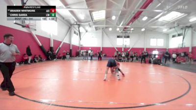 141 lbs Champ. Round 2 - Chris Garza, Lemoore College vs Braden Whitmore, Arizona Christian