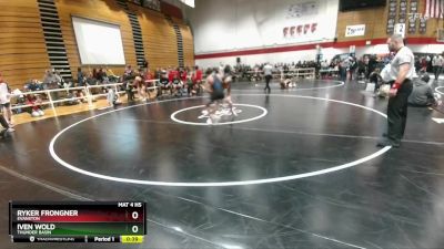 120 lbs Cons. Round 3 - Ryker Frongner, Evanston vs Iven Wold, Thunder Basin