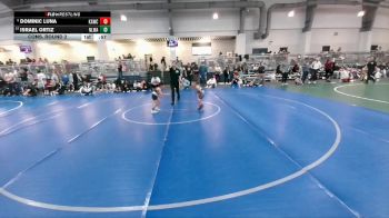 38 lbs Cons. Round 2 - Israel Ortiz, NXT Level Wrestling Academy vs Dominic Luna, Katy Area Wrestling Club