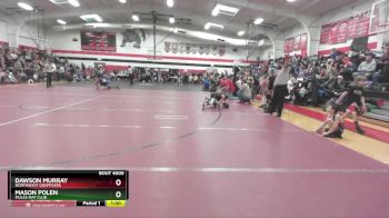 70-75 lbs Round 1 - Dawson Murray, Northwest Grapplers vs Mason Polen, Mules Mat Club