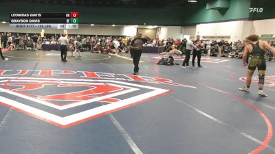 138 lbs Consi Of 64 #2 - Leonidas Giatis, OH vs Grayson Davis, DE