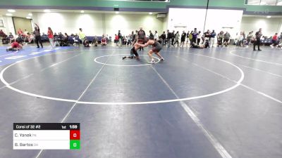 126 lbs Consi Of 32 #2 - Cael Yanek, PA vs Blake Bartos, OH