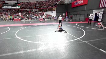 48 lbs Quarterfinal - William Mortensen, River Falls vs Tristan Holden, Delavan-Darien Youth Wrestling
