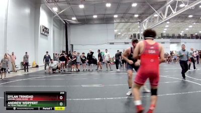 215 lbs Semis (4 Team) - Dylan Trinidad, Sakura Worldwide vs Andrew Weippert, VA Team Predator