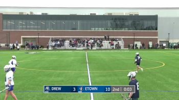 Replay: Drew vs Elizabethtown | Apr 5 @ 1 PM