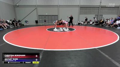 130 lbs Semis & 3rd Wb (16 Team) - Christina Borgmann, Florida vs Britney Rueb, South Dakota