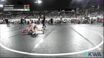 84 lbs Consi Of 8 #2 - Knox Trosky, Claremore Wrestling Club vs Kace Moore, Collinsville Cardinal Youth Wrestling